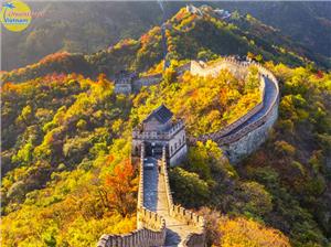 Vạn Lý Trường Thành điểm check in nổi tiếng nhất trong tour Trung Quốc